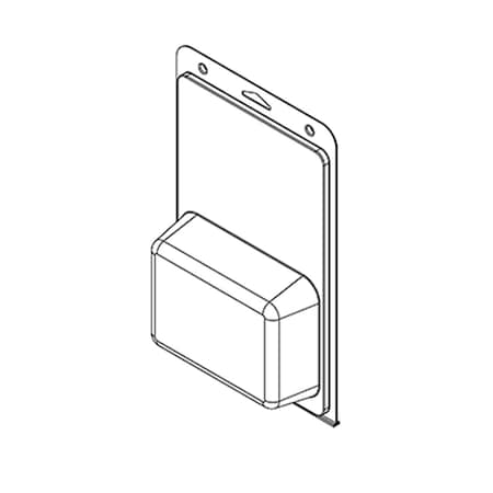 Visipak Thermoform-CLAMSHELL-#585-10.938-6.875-3.813-5.313-1.750-0.020-CLEAR,  585TF